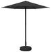 Parasol de jardin avec base rectangulaire 2,3 x 2,3 m polyester