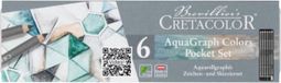 Cretacolor Aquarel Grafiet Potloden Set 6 stuks