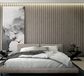 Marburg Behang in houtlook, grijs, akoestische panelen, 3D-effect, vliesbehang, woonkamer, slaapkamer, 10,05 x 0,53 m, Made in Germany