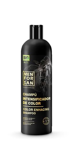 MENFORSAN Intensieve kleurintensieve shampoo voor paarden, 5 l, verhoogt de natuurlijke kleur, biologisch, veganistisch, 100% natuurlijk, premium horse care