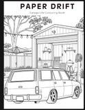 Paper Drift Garage Life Colouring Book