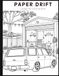 Paper Drift Garage Life Colouring Book