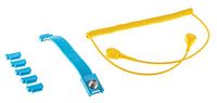 ESD Armband verstelbaar met kabel eenaderig, 10 mm drukknop, 1 mΩ, 1,8 m