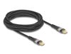 Delock 80765 câble USB USB 2.0 USB-C vers USB-C 3 m 100W Noir
