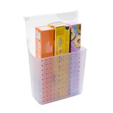 madesmart 79042 Overdoor Hair Tools Organizer met Verdelers, Kunststof, Lichtgrijs