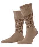 Esprit Winter Star gedessineerd katoen wol sokken heren bruin - maat 43-46