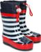 Playshoes Regenlaarzen Kinderen Maritiem - Donkerblauw/Wit - Maat 32/33