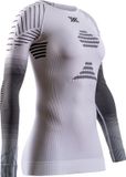 X-Bionic Invent Fx Shirt Manches Longues Femme - Blanc/Gris - Taille XL