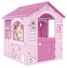 Maison de jeu Princesse Rose – 84 x 103 x 104 cm – Plastique – Inclut des autocollants
