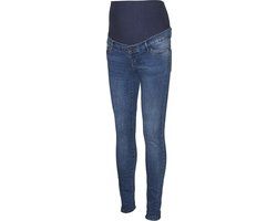 VERO MODA MATERNITY VMMTANYA S PIPING JEANS - Medium Blue Denim - Maat XL