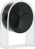 Kartell Air du Temps Tafelklok Transparant/Kristal Zwart