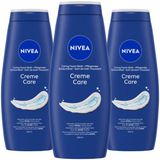 NIVEA Douchecrème Care - 3 x 650 ml