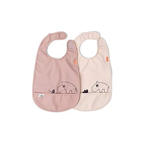 Done by Deer Done by Deer ™ Slabbetje friends Pink Pack of 2 roze