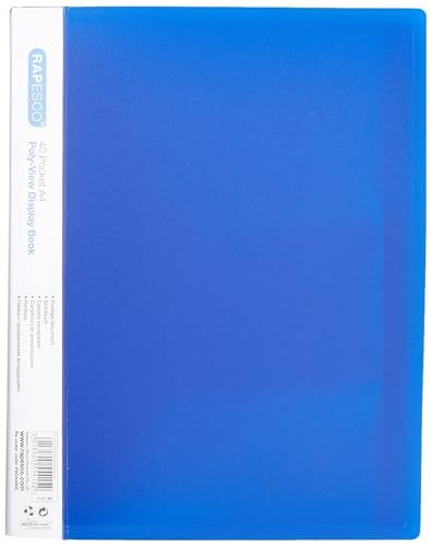 Rapesco 40 Pocket A4 Poly View Display Book - Black