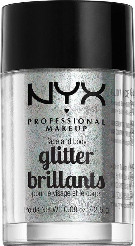 NYX Professional Makeup Face & Body Glitter - Ice - 2.5g