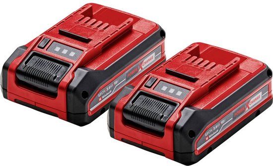Einhell Twinpack 3.0 Ah Plus Accu - Power X-Change - 18 V/Li-ion - 2x 3.0 Ah accu