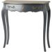 Amadeus Console 1 Tiroir En Chêne Gris L80 Cm – Meuble Mural Chic – Panneaux Mdf Et Placage Chêne – Assemblage Facile – Amadeus