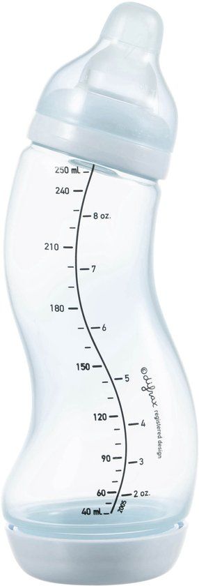 Difrax Baby Bottle 250 ml - Anti-colic - Light Blue