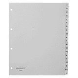 Quantore Tabblad A4 4R PP A-Z Extra Breed Grijs | 10 stuks