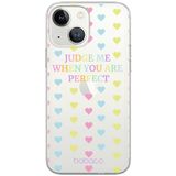 ERT GROUP mobiel telefoonhoesje voor Apple Iphone 13 origineel en officieel erkend Babaco patroon Judge me 001 optimaal aangepast aan de vorm van de mobiele telefoon, gedeeltelijk bedrukt