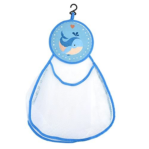 RUIRUIY Badspeelgoed-organizer, babyspeelgoed-organizer, badkamerhangnet, zakhouder voor netjes en van kwaliteit badspeelgoed, badkameraccessoires (dolfijn)