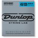 Dunlop DBSBNFF45125 String Lab Super-Bright Nickel Wound .045-.125 jeu de cordes pour basse électrique multi-scale