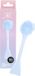 ilu - Silicone Face Cleansing Brush Multi-Textured - Blue