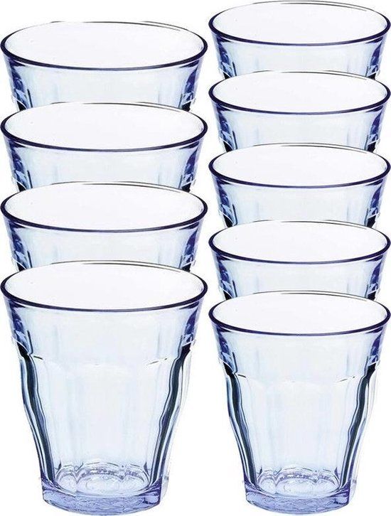 Duralex Picardie Drinkglazen Set - Blauw - 12 stuks
