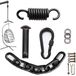 Siège œuf - Kit de suspension - Jusqu'à 250 kg - Ressort et mousqueton - Accessoires de montage