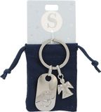 Depesche Beschermengel sleutelhanger met letter S