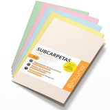 Ofituria A4 kartonnen ordners, 180g, 50 stuks, diverse kleuren