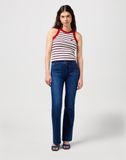 Wrangler Flare Jeans dames, dark wash, 30W / 34L