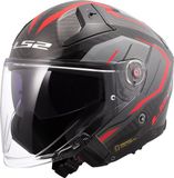 LS2 OF603 Infinity II C Urus Rood 06 Jethelm - Helm