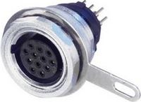 Neutrik MPF12-V Ronde connector Bus, inbouw verticaal Totaal aantal polen: 12 Serie (ronde connectoren): miniCON 1 stuk