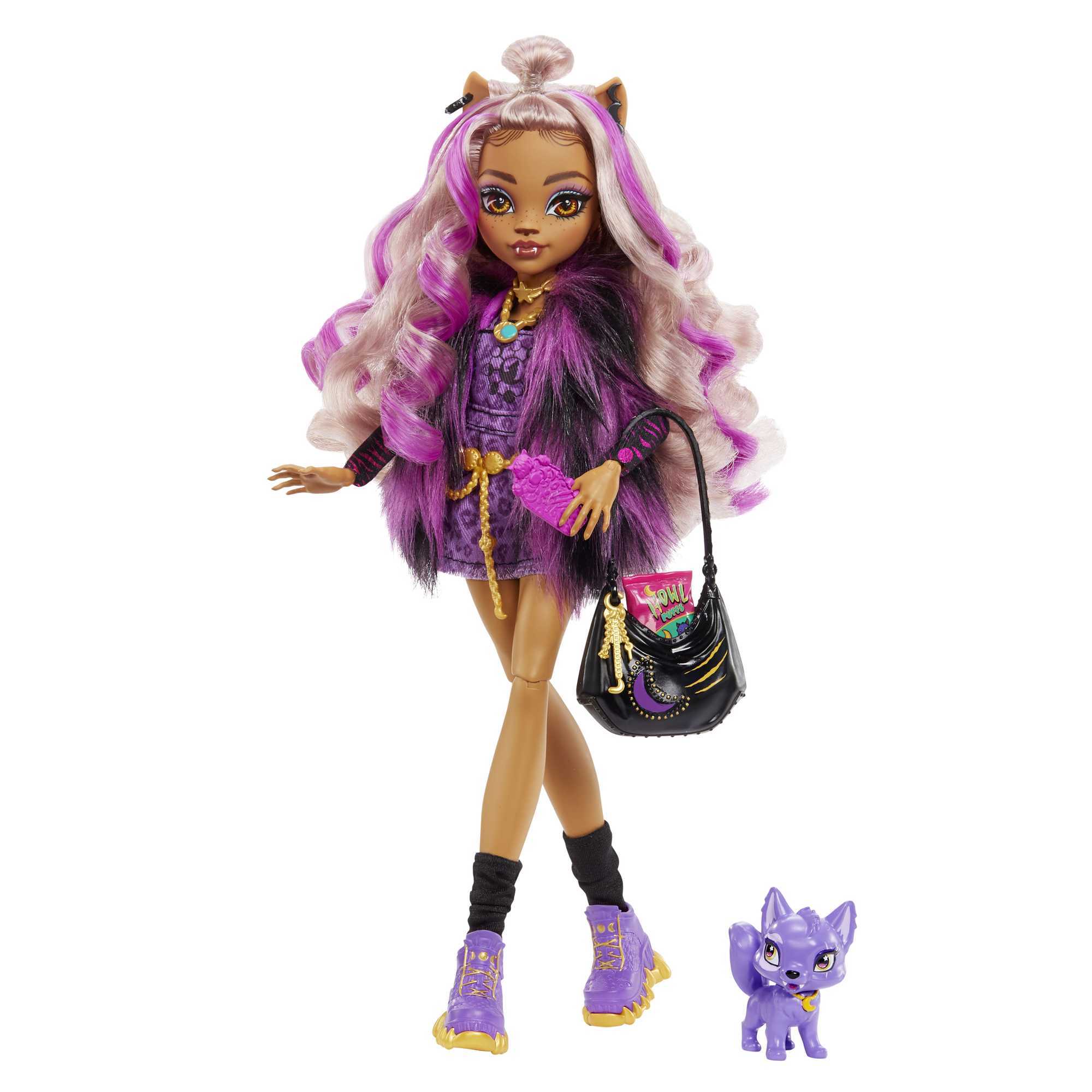 Monster High Clawdeen Wolf Doll With Pet And Accessories