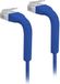 Ubiquity UniFi patchkabel Cat6, 3 meter, blauw, ultradun, met gebogen RJ45-connectoren