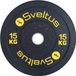 Sveltus disque de poids olympique caoutchouc 15 kg noir