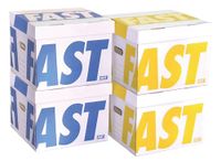 Diverse Snelle Containers Set van 4 containers 35X35X28 Gemengde Kleuren