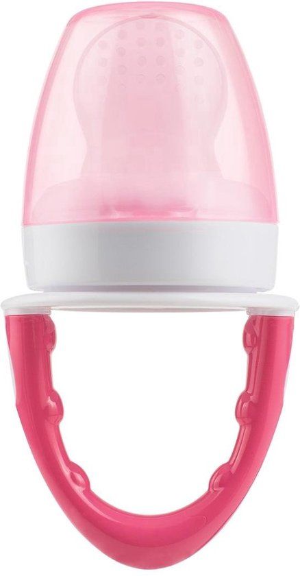 Dr. Brown's Fresh Firsts Feeder - Roze - Fruitspeen - 4+ maanden