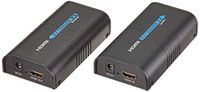 PremiumCord HDMI-extender tot 120 m via LAN, TCP/IP, 1 zender naar veel ontvangers, compatibel met Full HD 1080p, 3D, Dolby-True HD