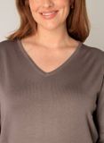 BASE LEVEL CURVY Anine Trui - Dark Taupe