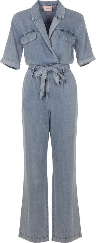 Freebird Yael Jumpsuit - Tencel - Blauw - M