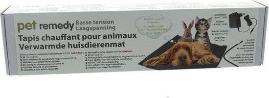 Pet Remedy Zwakstroom warmte mat voor dieren