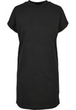 Urban Classics Organic Cotton Cut On Sleeve Tee Jurk Zwart XL