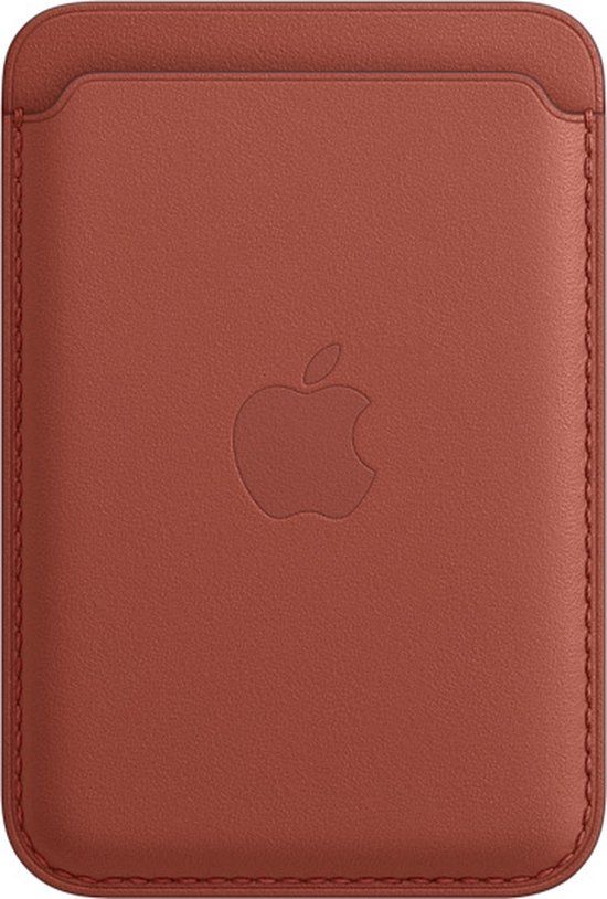 Apple Leren kaarthouder met MagSafe - Arizona bruin - voor iPhone 12 modellen