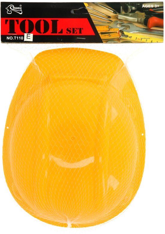 Top1Toys NO BRAND Speelgoed Bouwhelm Geel