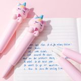Lazy Stars Eenhoorn squishy gel pen - 2 stuks - Blauw - Roze