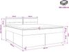 vidaXL Boxspringbed met Matras, Donkerblauw, 180 x 200 cm, Fluweel