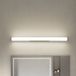 Lindby LED wandlamp Kirka, noir, métal, IP44, 90cm, CCT