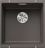 BLANCO SUBLINE 400-U Silgranit spoelbak, 430x460 mm, InFino, grijs